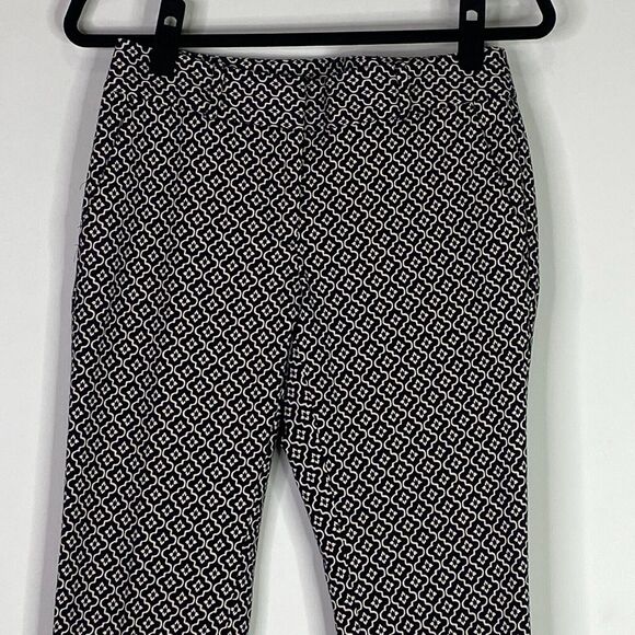 LOFTJulie Skinny Tiled Geometric Print Pant Women's Size 2 Petite - Picture 5 of 10